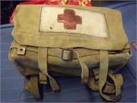 Vintage First Aid Military Bag