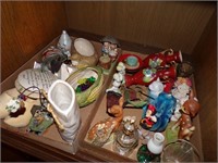 PLAQUES, VASES & FIGURINES~ TWO BOXES