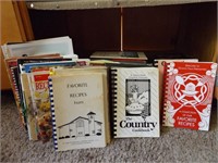 ASSORTED COOKBOOKS, ENTIRE SHELF