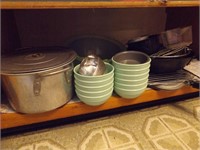 POTS/PANS, BUNNY MOLDS, MEASURING CUPS