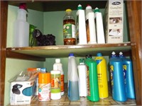 ENTIRE CLOSET FULL OF CLEANING PRODUCTS