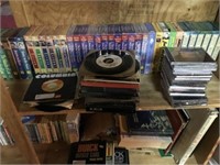 LOT OF 45 RECORDS AND CDS- APX. 20 RECORDS AND