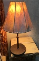 Rawhide Lamp Shade Table Lamp