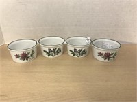Royal Worcester “herbs” Set Of 4 Ramekins