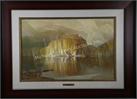 A.J. CASSON - FRAMED GICLEE ON BOARD