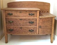 2-tier 3 Drawer Wood Vanity Dresser