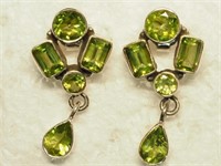 $250. S/Silver Peridot Earrings