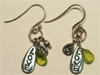 $200. S/Silver Peridot Earrings