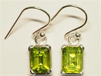 $160. S/Silver Peridot Earrings