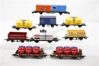 HO Trains Commercial Brand Tankers & Box Freight