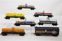 HO Trains Oil Brand Tankers & Box Freights
