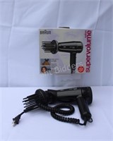 Boxed Braun Super Volume Salon Hair Dryer
