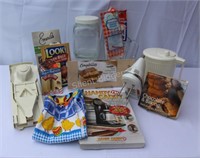 Kitchen Aid Hand Mixer, Cedar Boards & Tea Towels