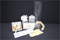 White Coral, Honey Soaps, Hot & Cold Packs & Vase