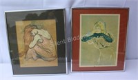 Framed Signed Lithographs, Signed to Print