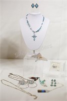 Sterling, Turquoise & Costume Jewelry Sets
