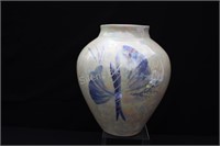 Artisian Ceramic Vase, Stamped