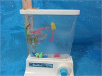 Vintage Tomy Waterful Fishful game; stopper has a