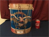 Vintage Americana Metal Cooler