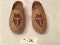 WWII GI Souvenia de France Wooden Shoes