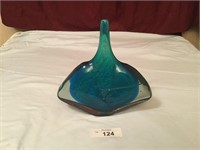 Vintage Mdina Axe/Fish Vase