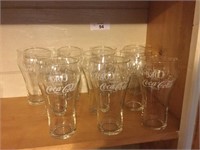 (10) CocaCola Glasses