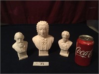 (3) Composer Busts