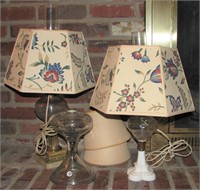 Group of Table Lamps
