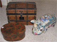Group of Three Antique Boxes