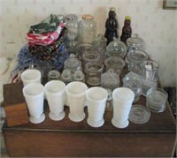 Assorted Kitchen Glassware and Misc