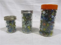 Jar of marbles, 3 x $