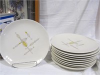 Large mid century plates