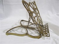 Metal butterfly book holder stand