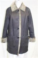 Black Snotop Shearling jacket size medium
