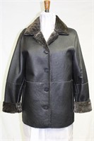 Black Shearling size medium jacket Retail $550.00