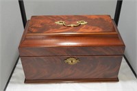 A Flame Mahogany Silver Chest