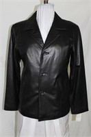 Black leather blazer Size small Retail$265.00