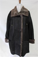 Lambskin 3/4 length coat size L Retail $1225.00