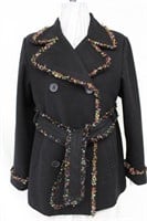 Black wool jacket Size L Retail $375.00