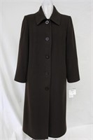 Wool & Cashmere blend coat Brown Size 10 Retail