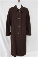 Wool & Cashmere coat Brown size 12 Retail $440.00