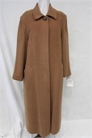 Wool & Cashmere coat Brown size 14 Retail $450.00