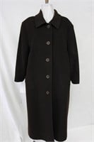 Wool & Cashmere coat Dark Brown size 20