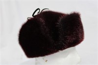 Dyed Seal Plum hat size 22.5" Retail $250.00