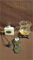 Decorative Bottle, Cast-Iron Key Hole, Candle