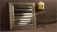 Square Mirror & Candle Stand