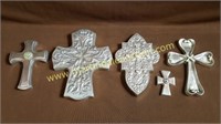 Embellished Anodized Aluminum Cross Selection -