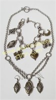 Brighton Style Jewelry Set - Necklace, Bracelet,
