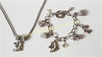 Brighton Crystal Ice Skate - Necklace and Charm