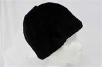 Black Sheared Beaver hat 21" Retail $300.00